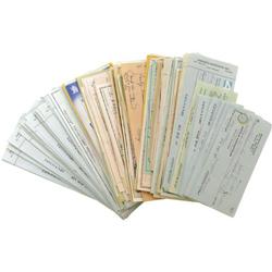1950's-80's Marques Haynes Signed Personal Checks Lot 