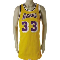 1980's Kareem Abdul-Jabbar Game Worn Jersey 