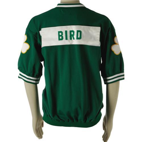 larry bird warm up shirt