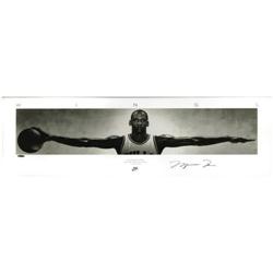 Michael Jordan Signed UDA "Wings" Poster PSA/DNA 