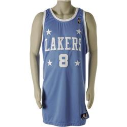 2004-05 Kobe Bryant Game Worn Throwback Jersey 