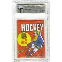 1968 Topps Hockey Wax Pack GAI NM+ 7.5 