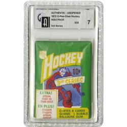 1972 O-Pee-Chee Hockey 3rd Series Wax Pack GAI 7 