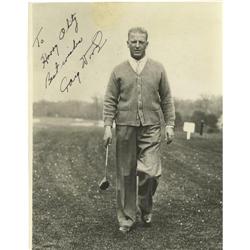 1940's Craig Wood Signed Photograph, PSA 10 