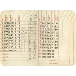 Bobby Jones Signed Augusta Scorecard PSA/DNA 