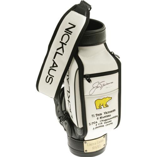 Jack Nicklaus UDA Signed Miniature Golf Bag PSA