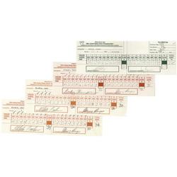 PGA Golf Stars Game Used & Signed Cards PSA/DNA 