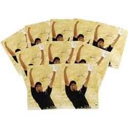 Tiger Woods Signed Large UDA Photographs (10) 