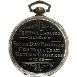 1929 Green Bay Packers NFL Championship Watch 