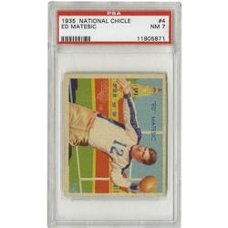1935 National Chicle Ed Matesic #4 PSA NM 7 