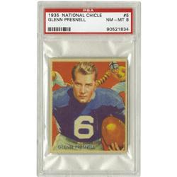 1935 National Chicle Glenn Presnell #5 PSA 8 