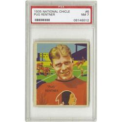 1935 National Chicle Pug Rentner #6 PSA NM 7 