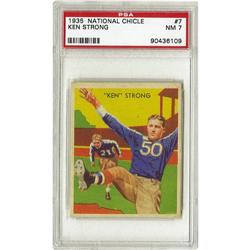 1935 National Chicle Ken Strong #7 PSA NM 7 