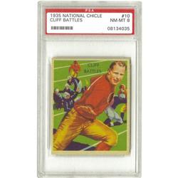 1935 National Chicle Cliff Battles #10 PSA 8 