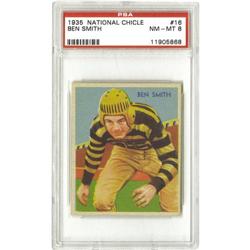 1935 National Chicle Ben Smith #16 PSA NM-MT 8 