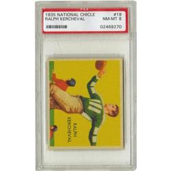 1935 National Chicle Ralph Kercheval #19 PSA 8 