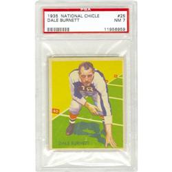 1935 National Chicle Dale Burnett #25 PSA NM 7 
