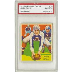 1935 National Chicle John Isola #26 PSA NM-MT 8 