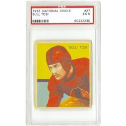 1935 National Chicle Bull Tosi #27 PSA EX 5 