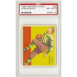 1935 National Chicle Stan Kostka #28 PSA 8 