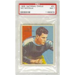 1935 National Chicle Nic Niccolai #31 PSA NM 7 