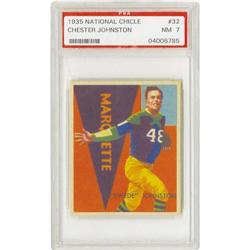 1935 National Chicle Chester Johnston #32 PSA 7 