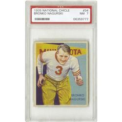 1935 National Chicle Bronko Nagurski #34 PSA 7 