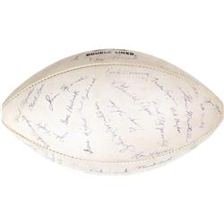 1955 Notre Dame Signed Football PSA/DNA 