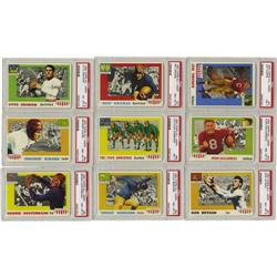 1955 Topps All American Football Complete Set 