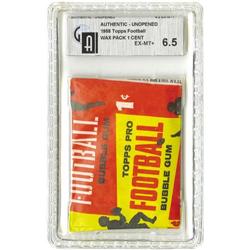 1958 Topps Football One Cent Wax Pack GAI 6.5 