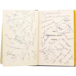 1958 Baltimore Colts Team Signed Book PSA/DNA 