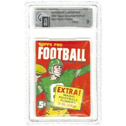 1960 Topps Canadian Football Wax Pack GAI Mint 9 