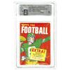 Image 1 : 1960 Topps Canadian Football Wax Pack GAI Mint 9 