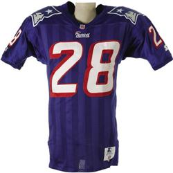 1995 Curtis Martin Game Worn Rookie Jersey 