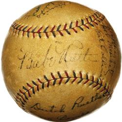 1927 New York Yankees Signed Baseball PSA/DNA 