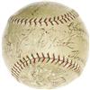 Image 1 : 1920's HOFers Multi-Signed Baseball w/ Ruth PSA 