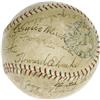 Image 3 : 1920's HOFers Multi-Signed Baseball w/ Ruth PSA 