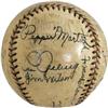 Image 2 : 1920's-30's Ruth, Gehrig Signed Baseball PSA/DNA 