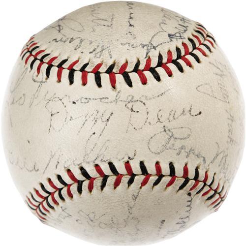 1934 St. Louis Cardinals Signed Baseball PSA/DNA