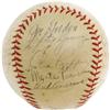 Image 3 : 1939 NY Yankees Signed Baseball with Gehrig PSA 