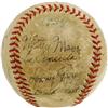 Image 4 : 1939 WS Signed Baseball with Ruth, DiMaggio PSA 