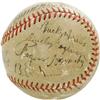 Image 1 : 1930's Important Figures Signed Baseball PSA/DNA 