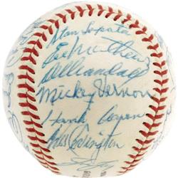 1959 Milwaukee Braves Signed Baseball PSA/DNA 