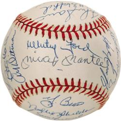 1961 New York Yankees Signed Baseball PSA/DNA 