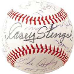 1966 Hall of Famers Signed Baseball PSA/DNA 