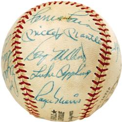 1972 Old Timer's Game Signed Baseball PSA/DNA 