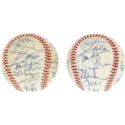 1992 & 1993 Blue Jays Team Signed Baseballs PSA 