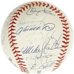 2000 NY Yankees Team Signed Baseball PSA/DNA 