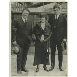 Circa 1920 Babe Ruth & Wife Wire Photo 