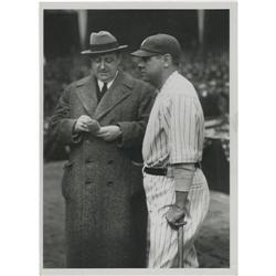 Early 1920's Babe Ruth Culver Service Wire Photo 
